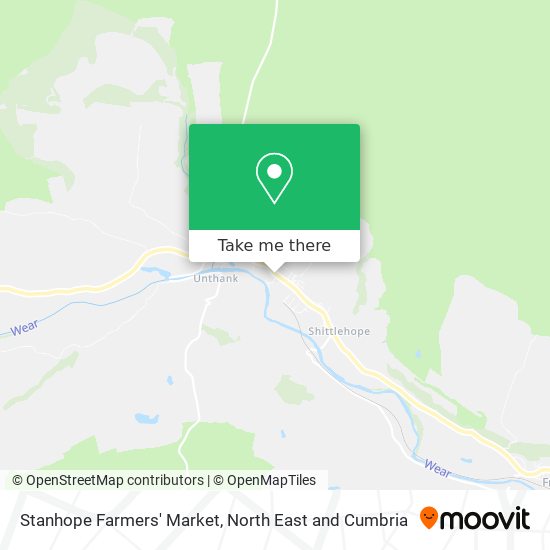 Stanhope Farmers' Market map