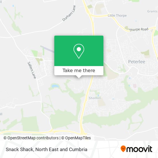 Snack Shack map