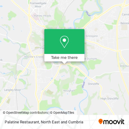 Palatine Restaurant map