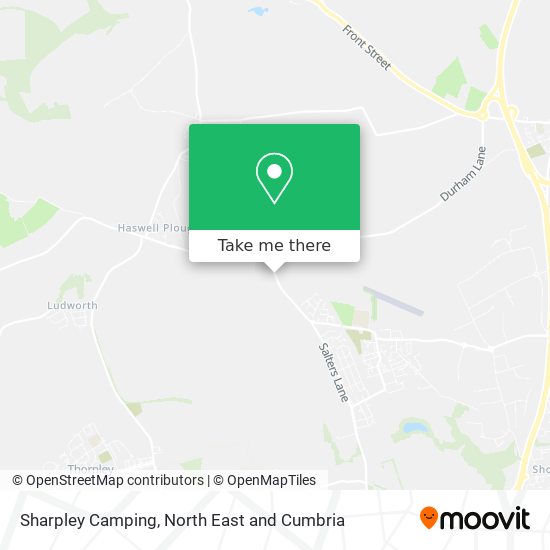 Sharpley Camping map