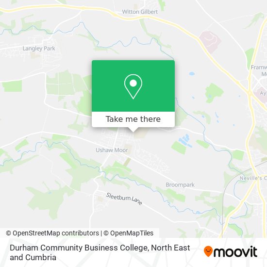 Durham Community Business College map