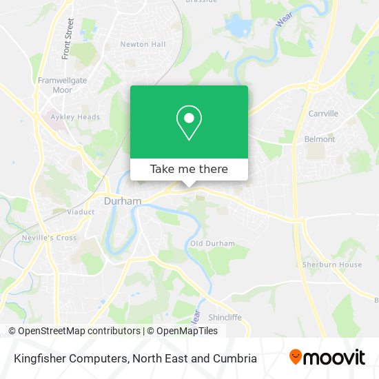 Kingfisher Computers map