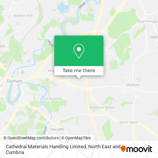 Cathedral Materials Handling Limited map