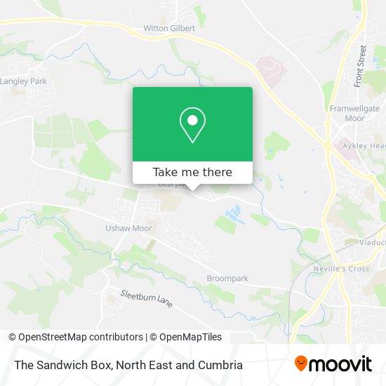 The Sandwich Box map