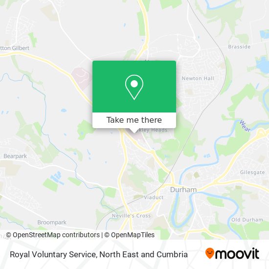 Royal Voluntary Service map
