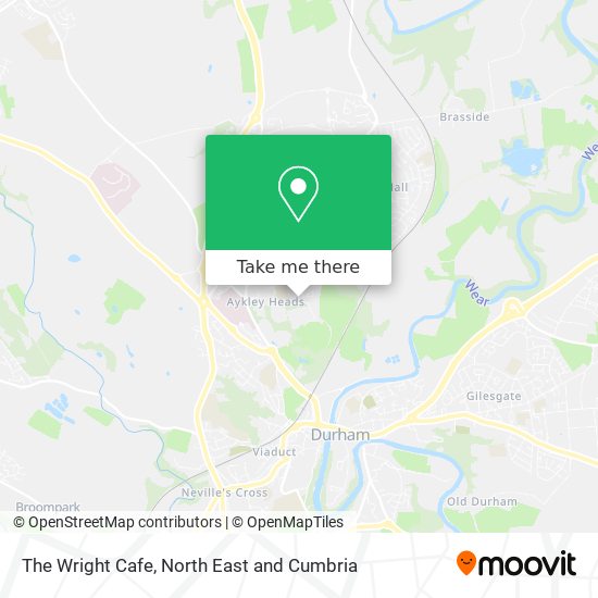 The Wright Cafe map