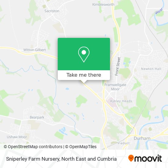 Sniperley Farm Nursery map
