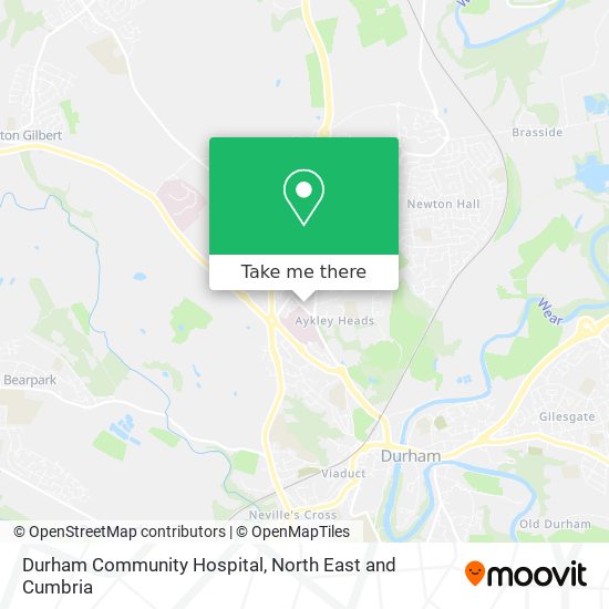 Durham Community Hospital map