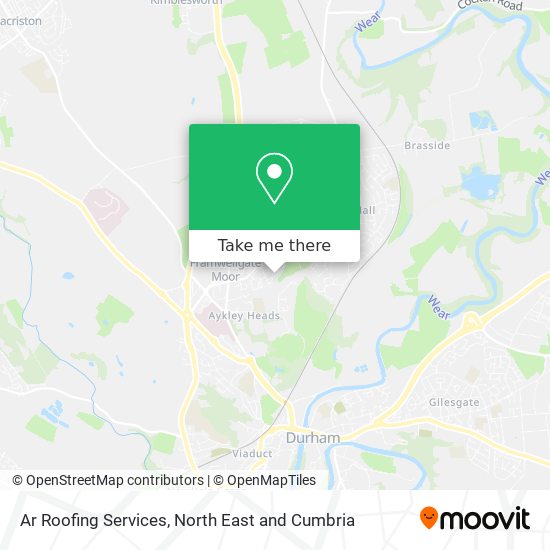 Ar Roofing Services map