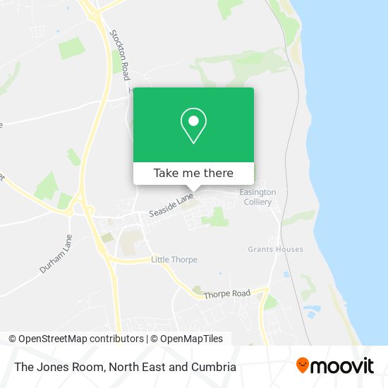 The Jones Room map
