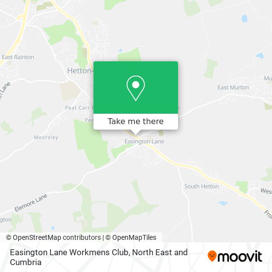 Easington Lane Workmens Club map