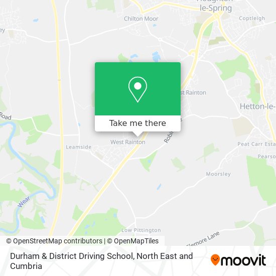Durham & District Driving School map