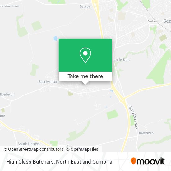 High Class Butchers map