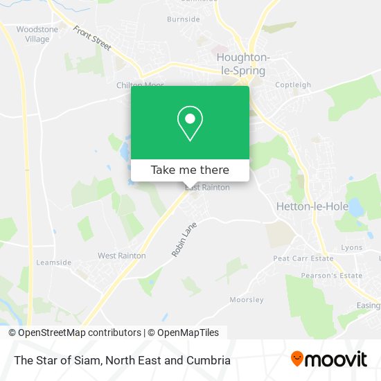 The Star of Siam map