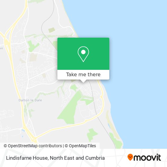 Lindisfarne House map