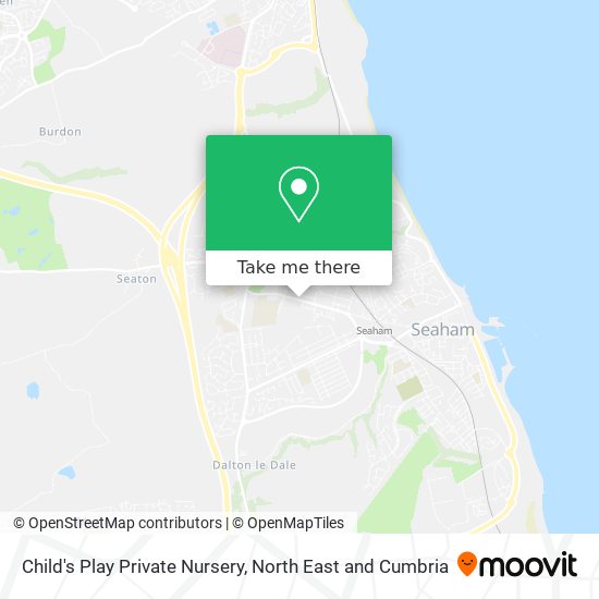 Child's Play Private Nursery map