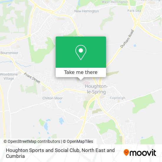 Houghton Sports and Social Club map