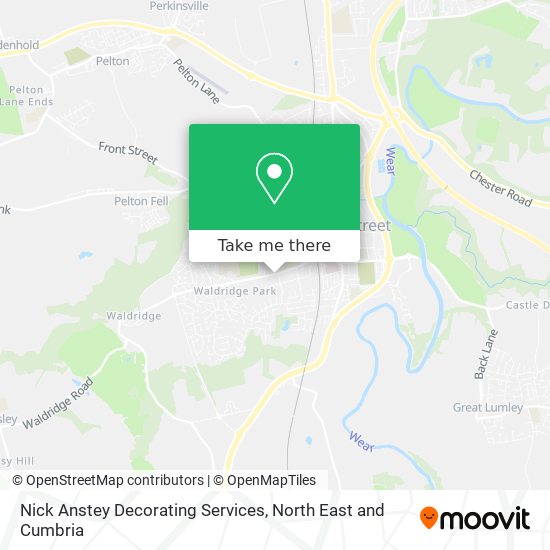 Nick Anstey Decorating Services map
