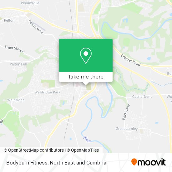 Bodyburn Fitness map