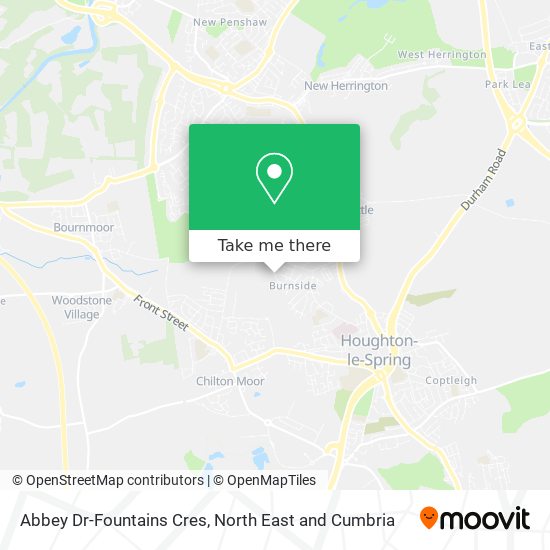 Abbey Dr-Fountains Cres map
