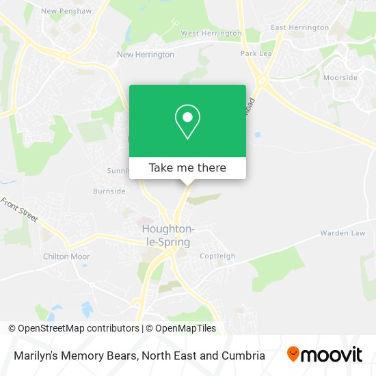 Marilyn's Memory Bears map