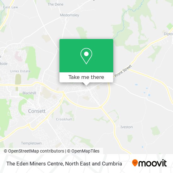 The Eden Miners Centre map