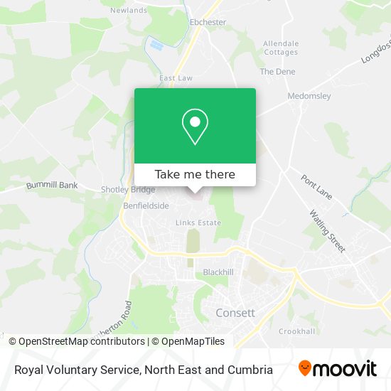 Royal Voluntary Service map