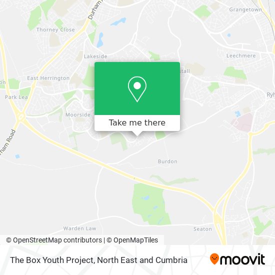 The Box Youth Project map