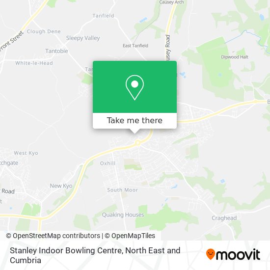 Stanley Indoor Bowling Centre map