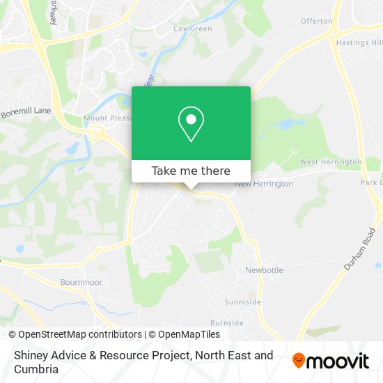 Shiney Advice & Resource Project map