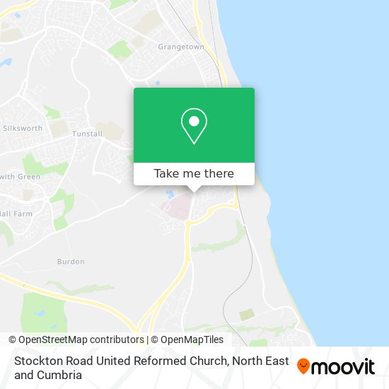 Stockton Road United Reformed Church map
