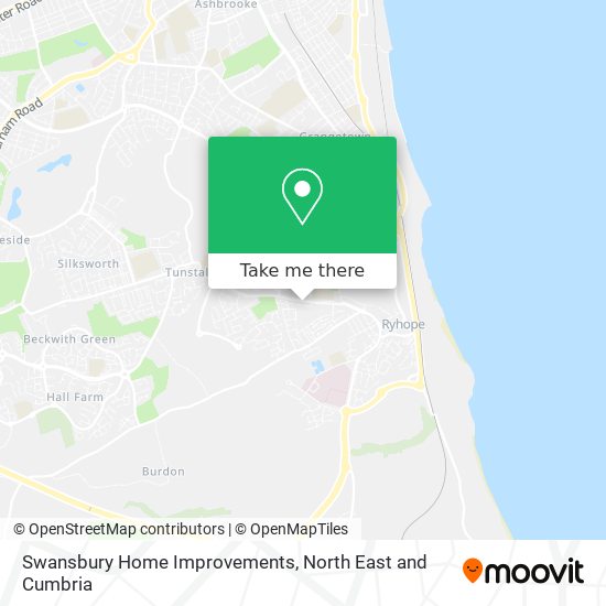 Swansbury Home Improvements map