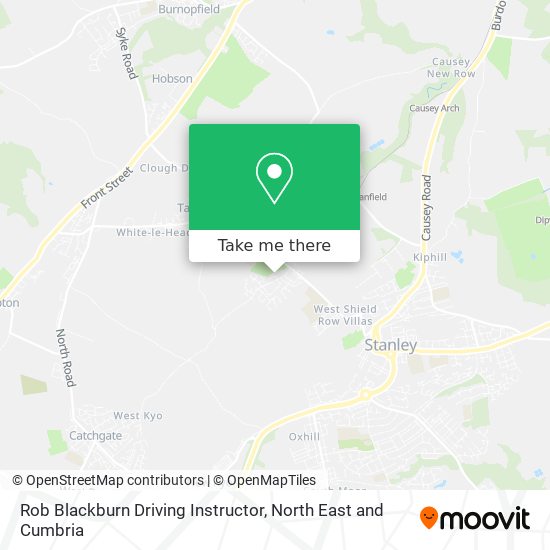 Rob Blackburn Driving Instructor map