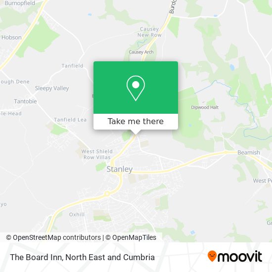 The Board Inn map