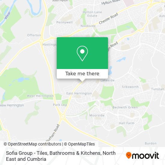 Sofia Group - Tiles, Bathrooms & Kitchens map