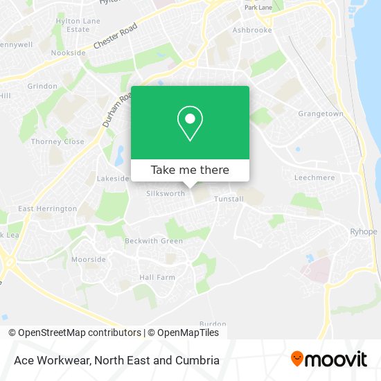 Ace Workwear map