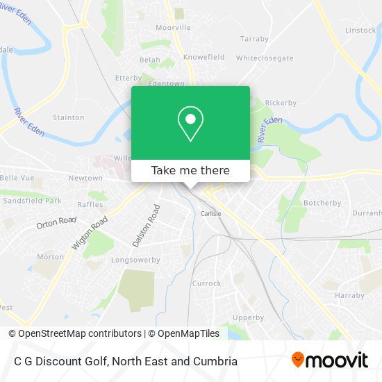 C G Discount Golf map