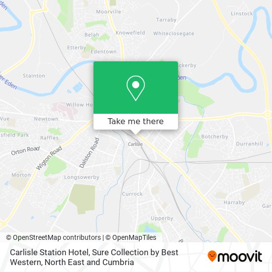 Carlisle Station Hotel, Sure Collection by Best Western map