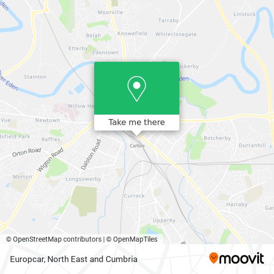 Europcar map