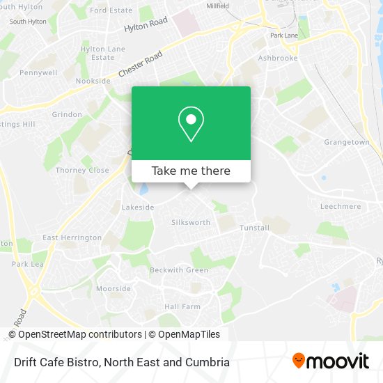 Drift Cafe Bistro map