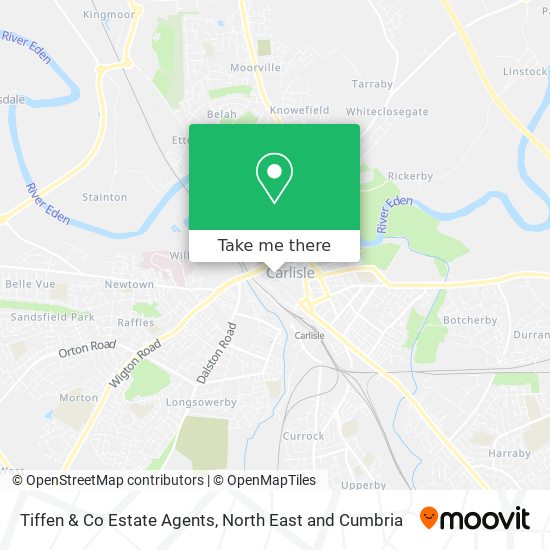 Tiffen & Co Estate Agents map