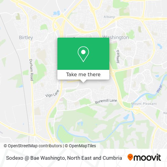 Sodexo @ Bae Washingto map