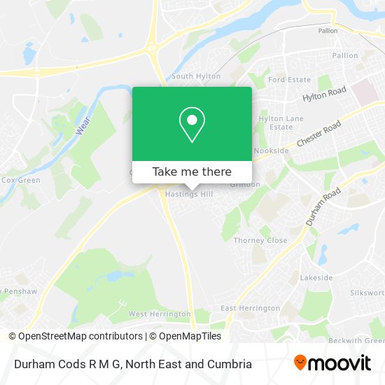 Durham Cods R M G map