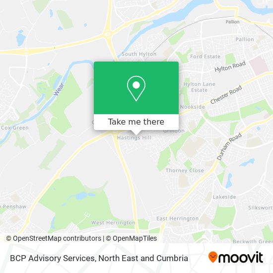 BCP Advisory Services map