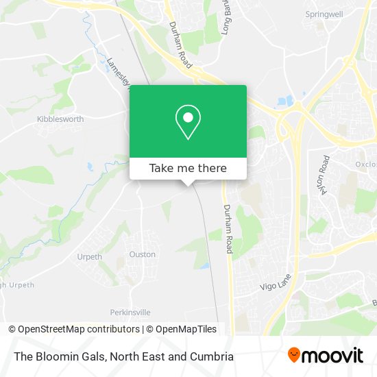 The Bloomin Gals map