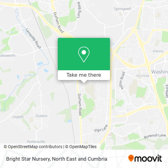 Bright Star Nursery map