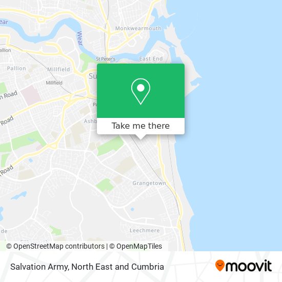 Salvation Army map