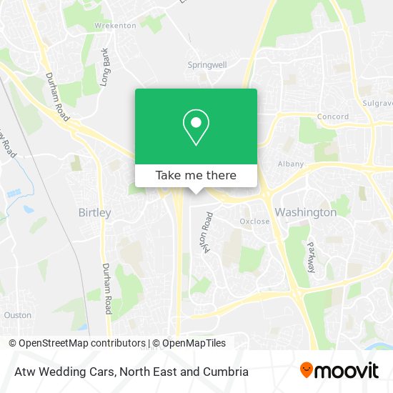 Atw Wedding Cars map