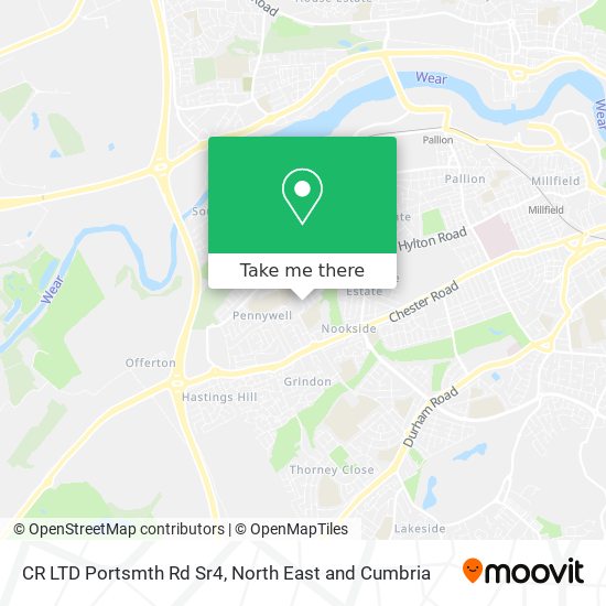 CR LTD Portsmth Rd Sr4 map