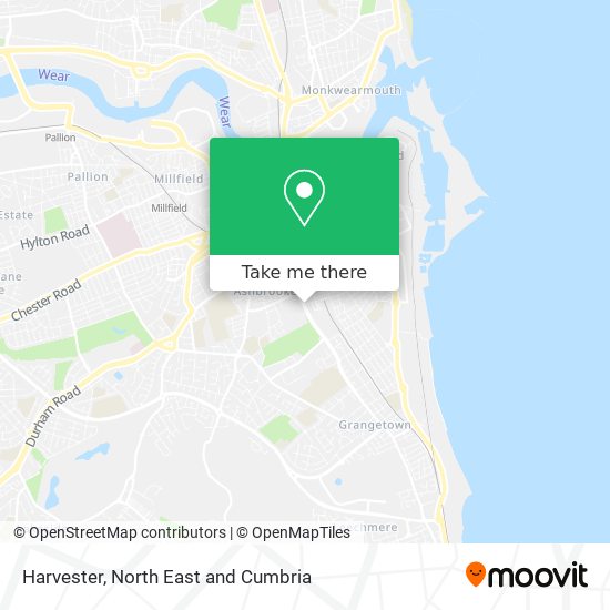 Harvester map